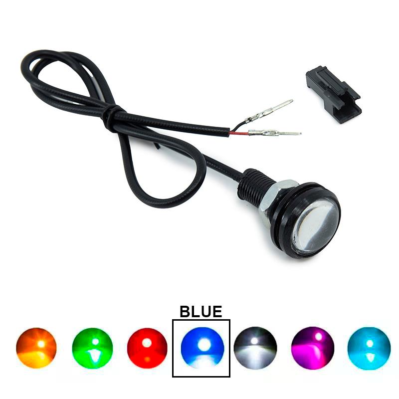[68451-02] Blaues Eagle-Eye-LED 12 V - 1 Stück