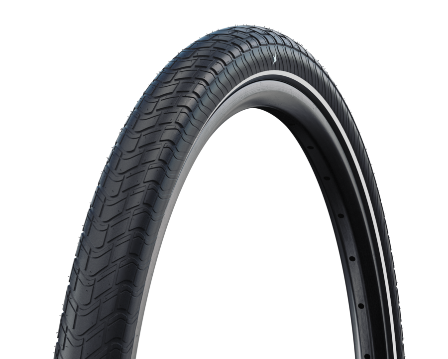 [728791] Cubierta Schwalbe Motion Big Apple 26x2.15 HS632 RaceGuard Addix Green rígida negra 55-559