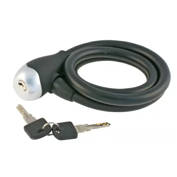 [588002791] BTA Silicon Spiralkabelschloss Ø12 x 1200 mm schwarz