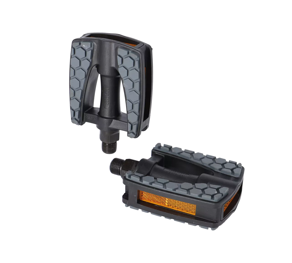 [RG0000795] Pair of kids' MTB plastic pedals with reflectors