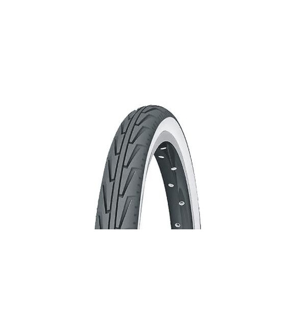 [30814] Michelin Diabolo City Reifen 20x1 3/8 weiß/schwarz 37-451