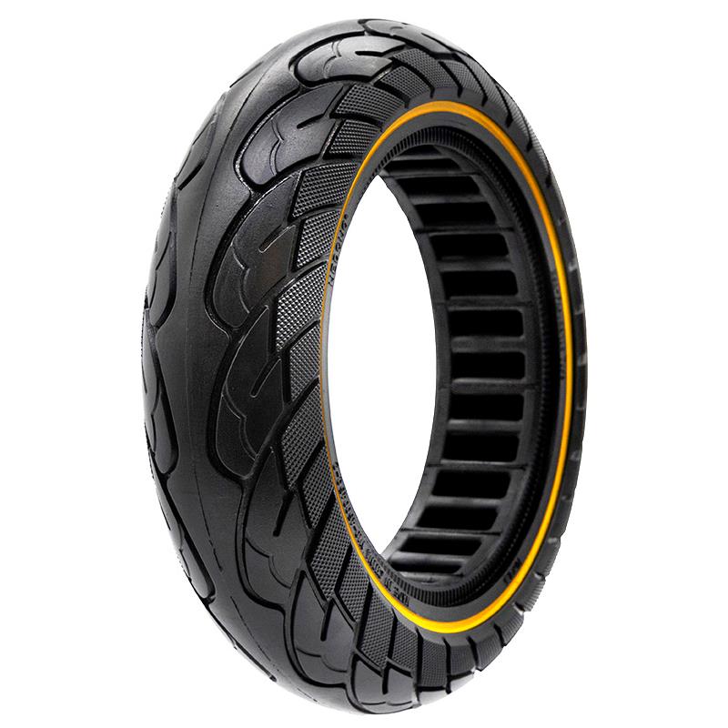 [RM-002] Nedong ultraleichter Vollreifen 10 x 2,5-6,5/B44 mit gelber Linie