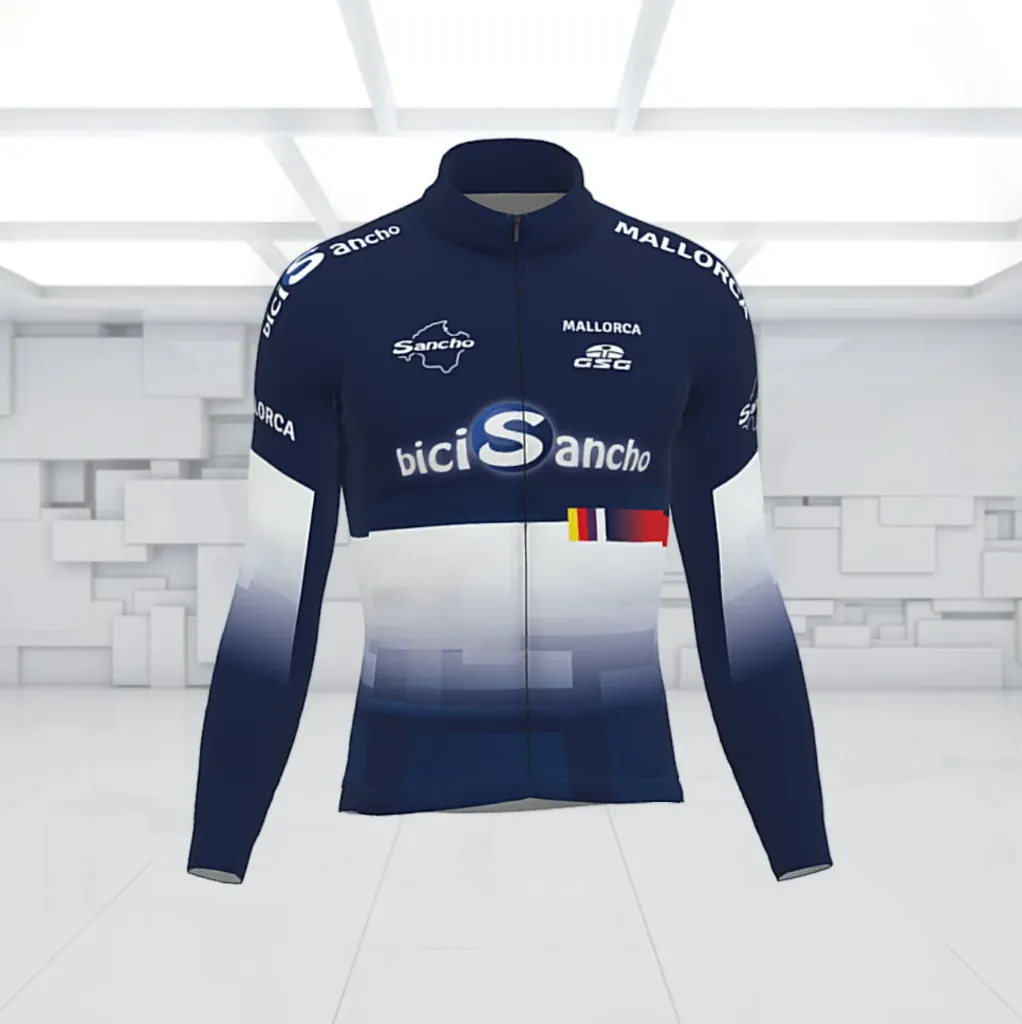 [04241_042] Sancho GSG GREEN WARM long-sleeve cycling jersey